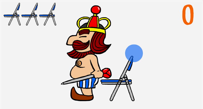 王様と椅子-基本画面
